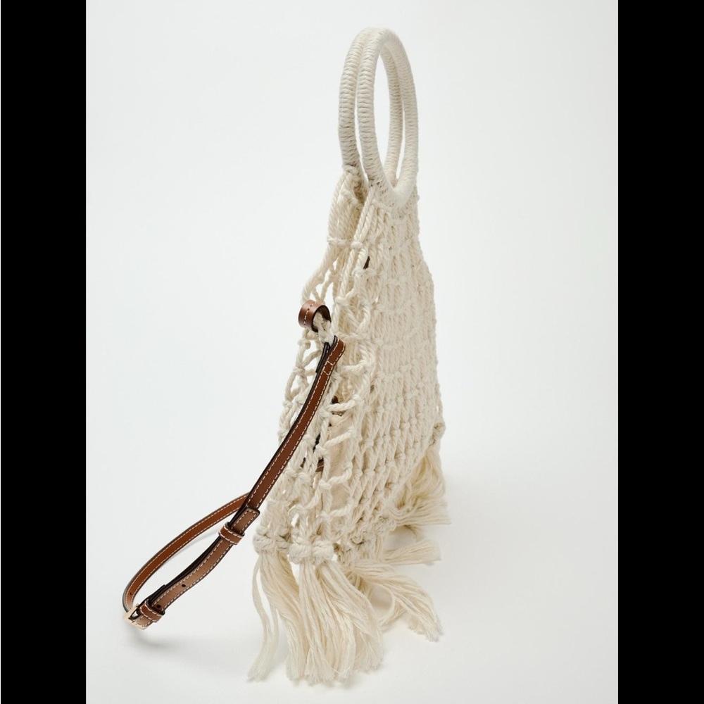 MACRAMÉ SHOPPER BAG - Picture 6 of 9
